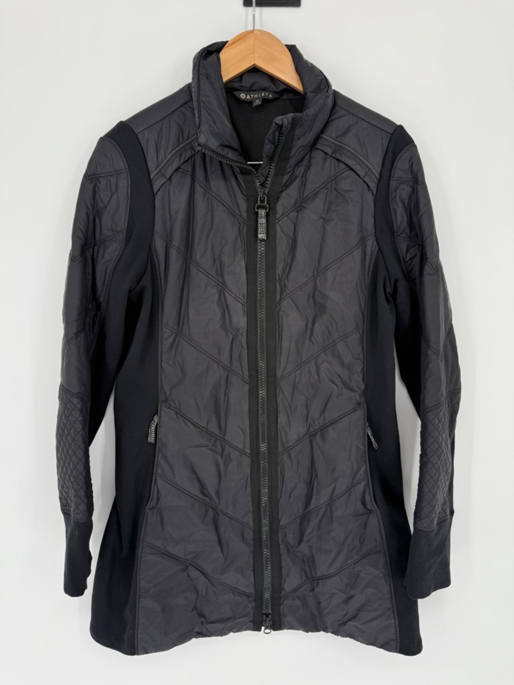 Athleta Rock Ridge Primaloft Quilted Full Zip Jacket Size M